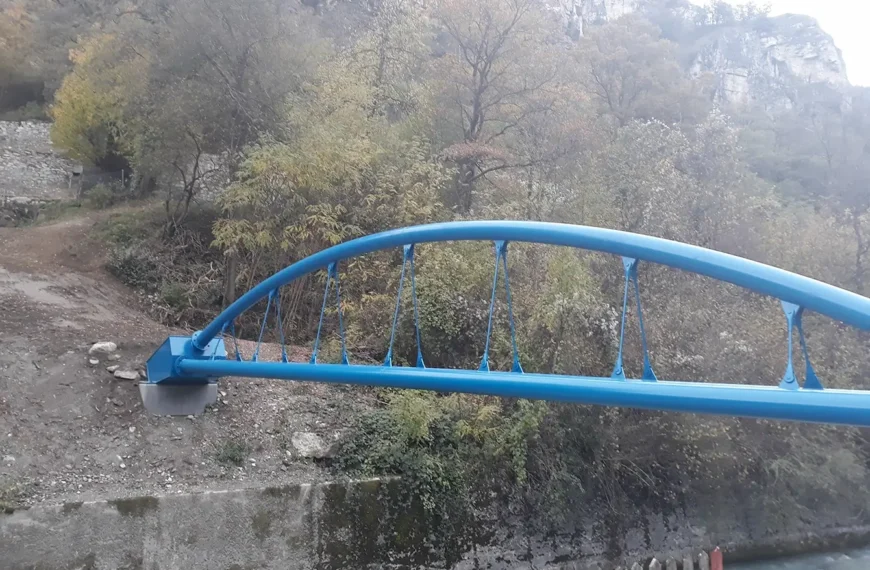 Passerelle sur la Borgne