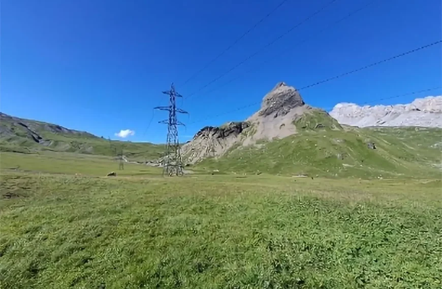 Ligne à haute tension 220 kV Sanetsch