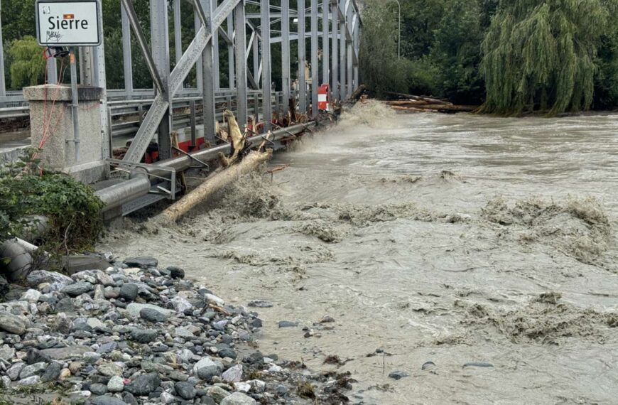 Relevage du Pont de Chippis